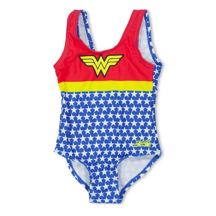 Zoggs  Kids  Wonderwoman Scoopback Baby, Sports Direct