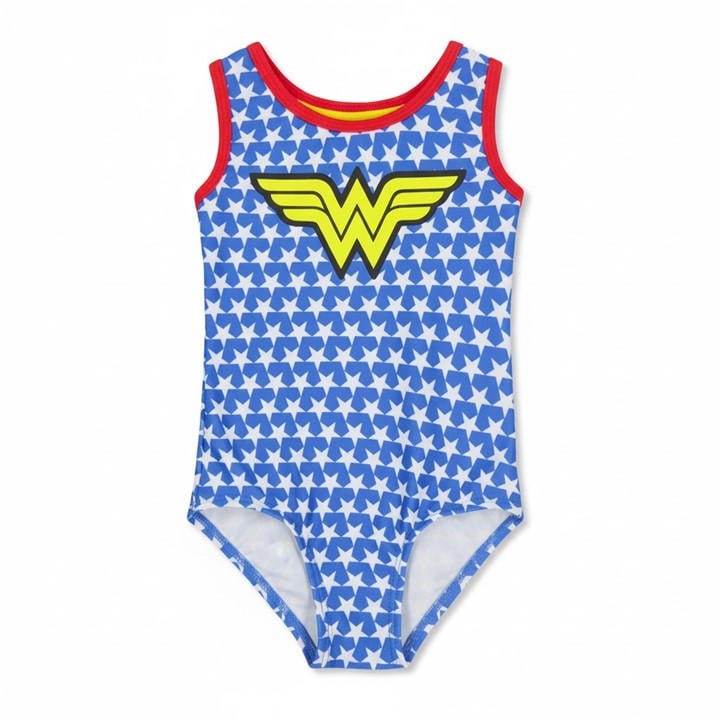 Zoggs  Kids Blue Wonderwoman Actionback Baby, Sports Direct