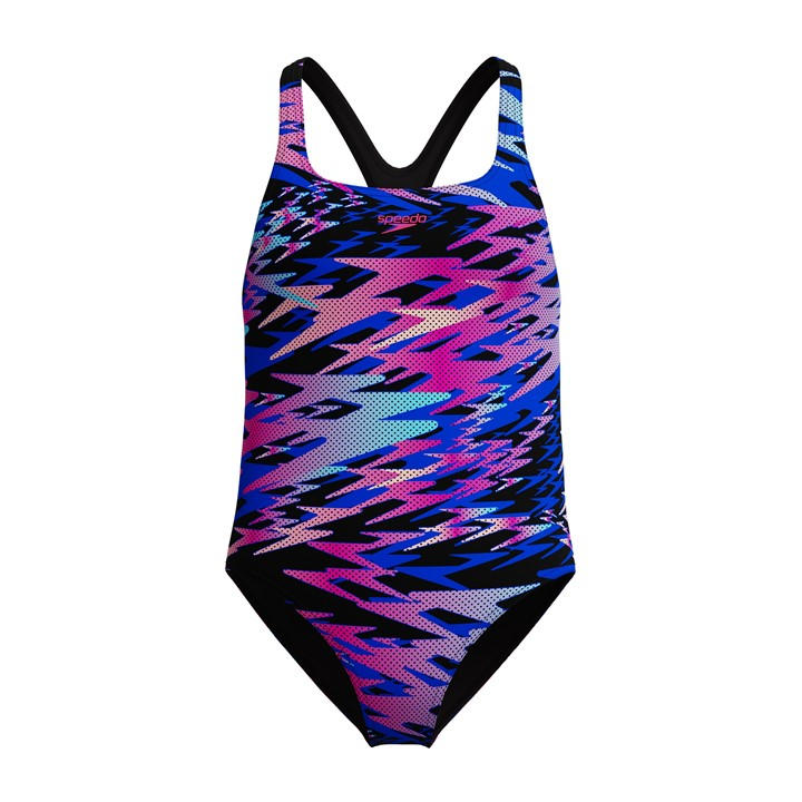Speedo Girls Grey Hb Muscleback Jn63 in Size 13 - 14 Years, Sports Direct