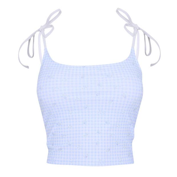 Blue Foral - Jack Wills - Women's Kickback Bikini Top