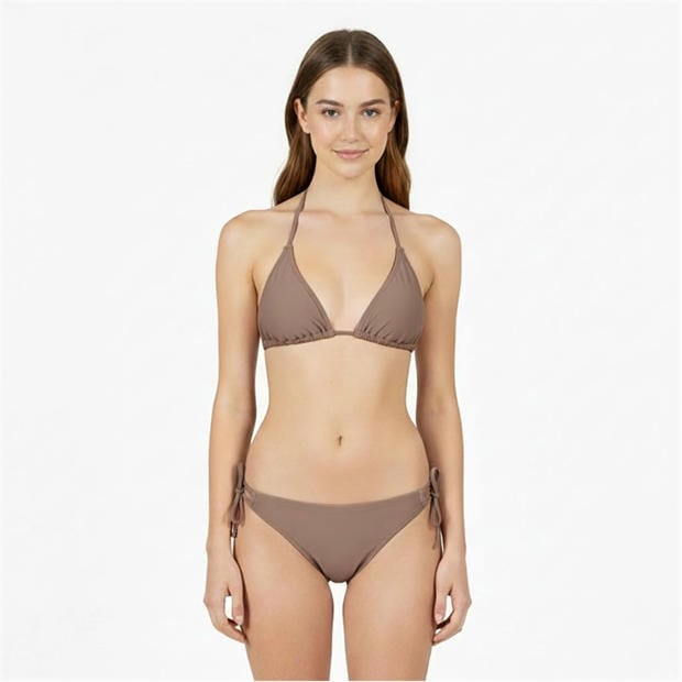 Mocha - Jack Wills - Women's Kickback Bikini Top