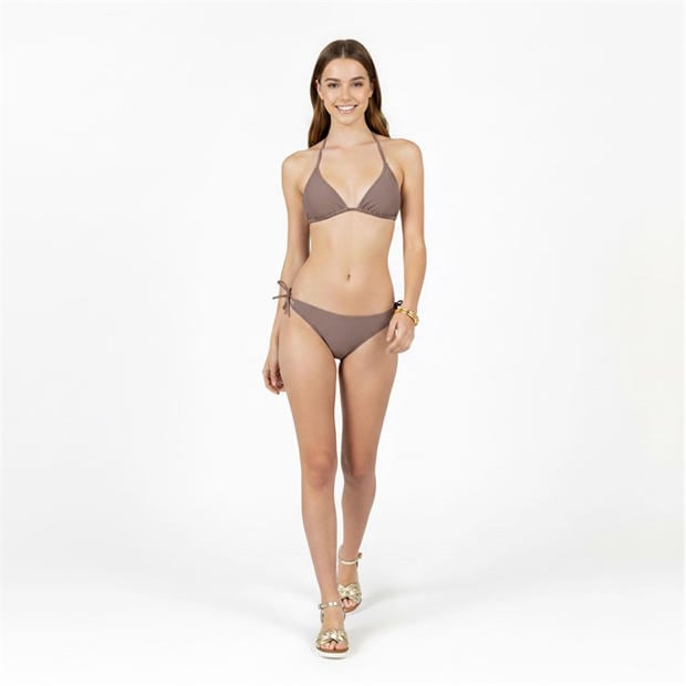 Mocha - Jack Wills - Women's Kickback Bikini Top