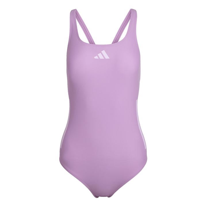 Adidas Women's Purple Sh3.ro Classic 3-Stripes Swimsuit in Size XS, Sports Direct