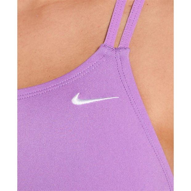 Bright Violet - Nike - Spider Back Swimsuit Womens