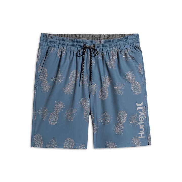 Hurley Men's Grey Swim Shorts in Size M, Sports Direct