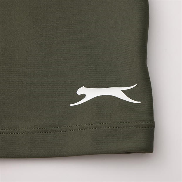 Khaki - Slazenger - LYCRA® XTRA LIFE™ Boyleg Swimsuit Ladies