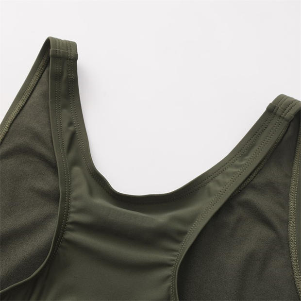 Khaki - Slazenger - Racer Back LYCRA® XTRA LIFE™ Swimsuit Ladies