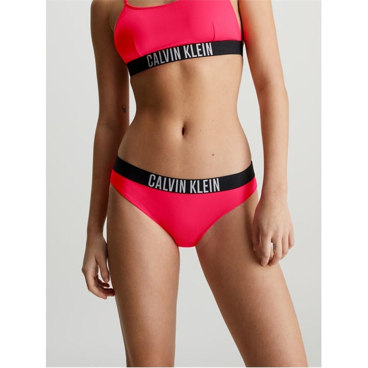 Calvin Klein Women's Red Hipster Bikini Bottom in Size 12, Sports Direct