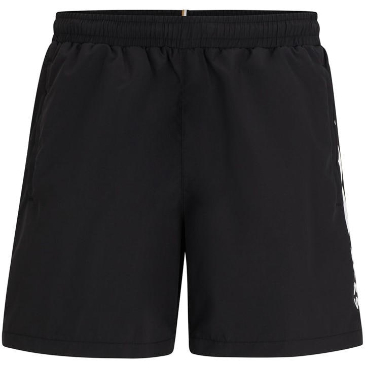 Boss Men's Black Dolphin Swim Lightweight Quick-Drying Shorts in Size 2XL, Sports Direct