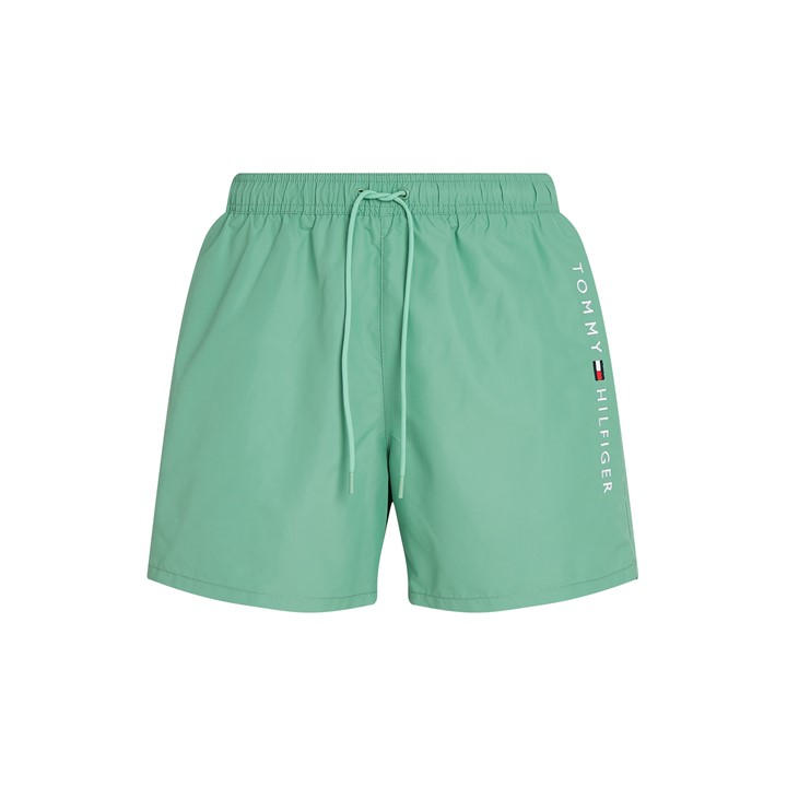 Tommy Hilfiger Men's Green Medium Drawstring Swim Shorts in Size 2XL, Sports Direct