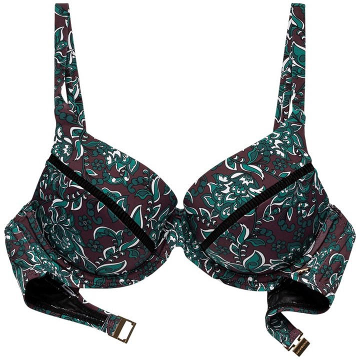 Panos Emporio Women's Purple Balconette Bikini in Size 8, Sports Direct