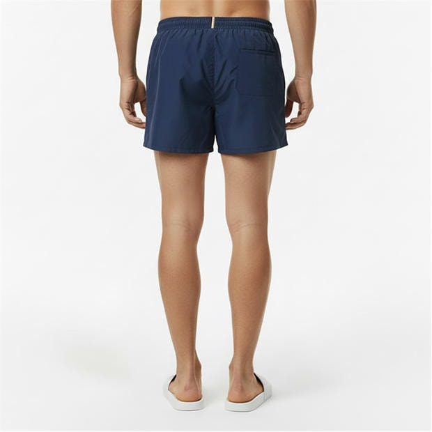 Tengerészkék 412 - Boss - Mens BOSS Swim Shorts with Logo Detail (Stormfish)