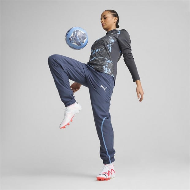 Grey Cool/Grey - Puma - Manchester City Pre-Match Quarter-Zip Top 2024 2025 Womens