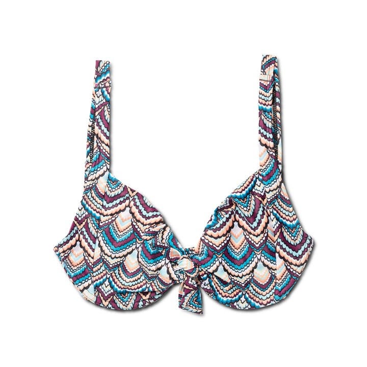 Panos Emporio Women's  Patterned Balconette Bikini in Size 42G, Sports Direct