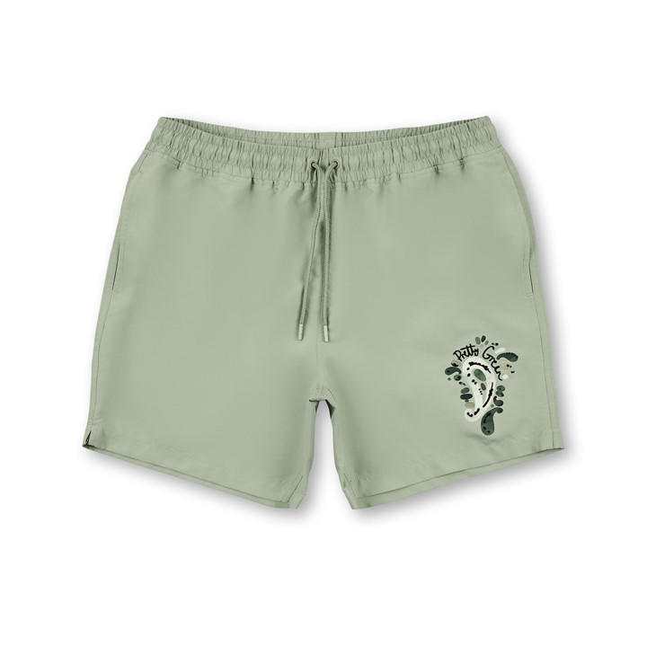 Pretty Green Men' Green Pretty Aquarelle Swim Shorts in Size S, Sports Direct