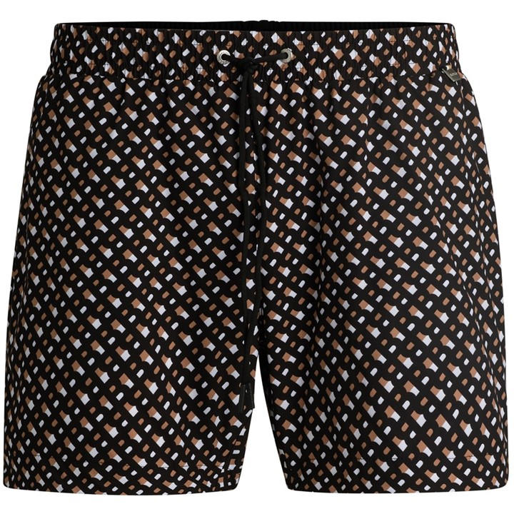 Boss Men's Black Manu Swim Shorts in Size L, Sports Direct