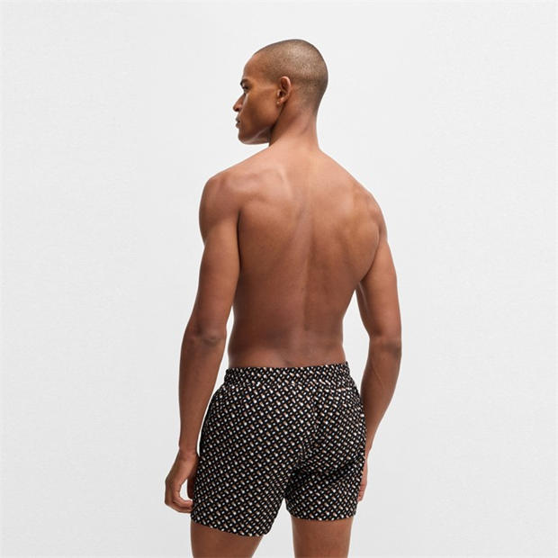 Black 001 - Boss - Men's Manu Swim Shorts