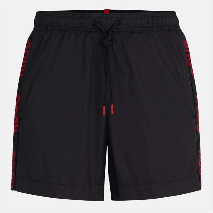 Hugo Men's Black Fab Swim Shorts in Size L, Sports Direct