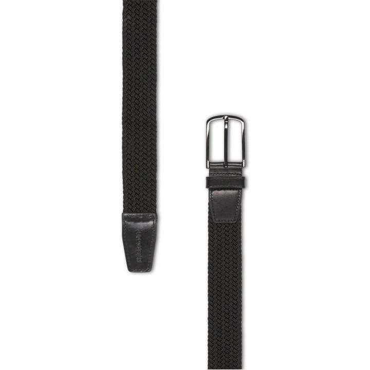 Lyle And Scott Men's Black Woven Golf Belt in Size M - L, Sports Direct
