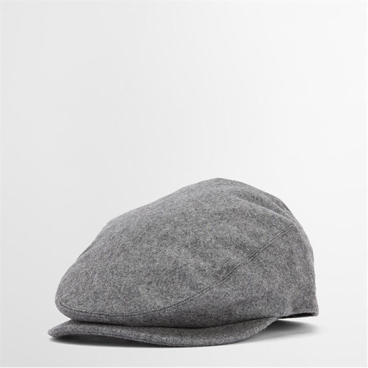 Barbour Men's Grey Redshore Wool Mix Flat Cap in Size L-XL, Sports Direct