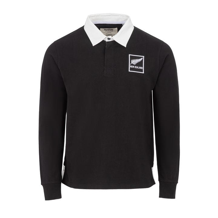 Kooga Men's Black Vintage Long Sleeve Rugby Shirt in Size XL, Sports Direct