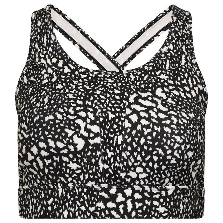 Dare 2B Women's Blk&Whitedot Sports Bra - S - Image 2