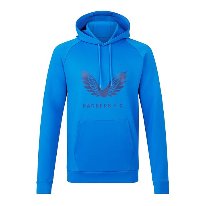 Rangers  Men's   Logo Hoodie, Football by Castore in Size 2XL, Sports Direct