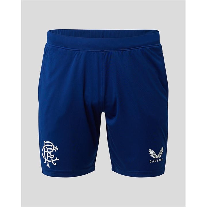 Rangers   Kids  '  Training Football Shorts, Football by Castore in Size 11 - 12 Years, Sports Direct