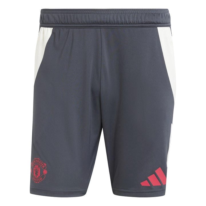 Manchester United  Men'   European Tiro 24 Training Shorts , Football by adidas in Size S, Sports Direct