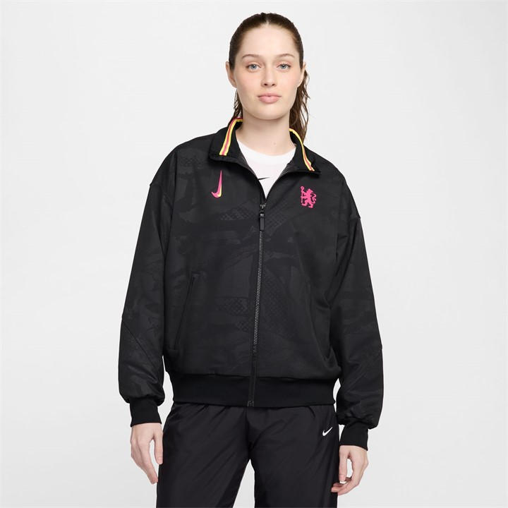 Chelsea  Women's   Strike Third Anthem Jacket 24/25, Football by Nike in Size 8, Sports Direct