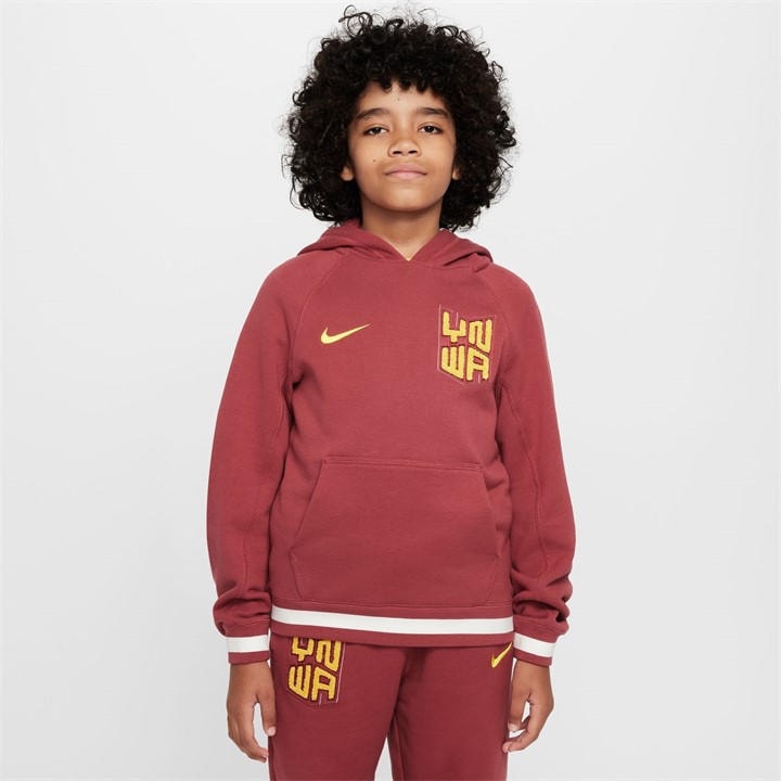 Liverpool  Boys   Pullover Hoodie , Football by Nike in Size 13 - 14 Years, Sports Direct