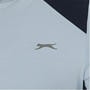 Blue/Navy - Slazenger - Stretch Woven Golf T Shirt