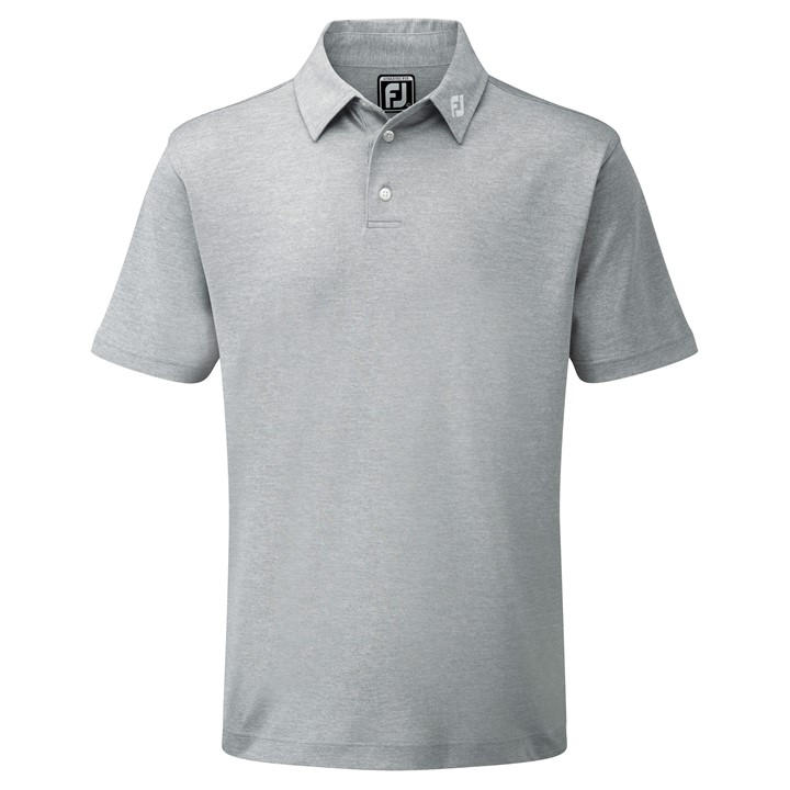 Footjoy Men's Grey Solid Polo Shirt in Size 2XL, Sports Direct