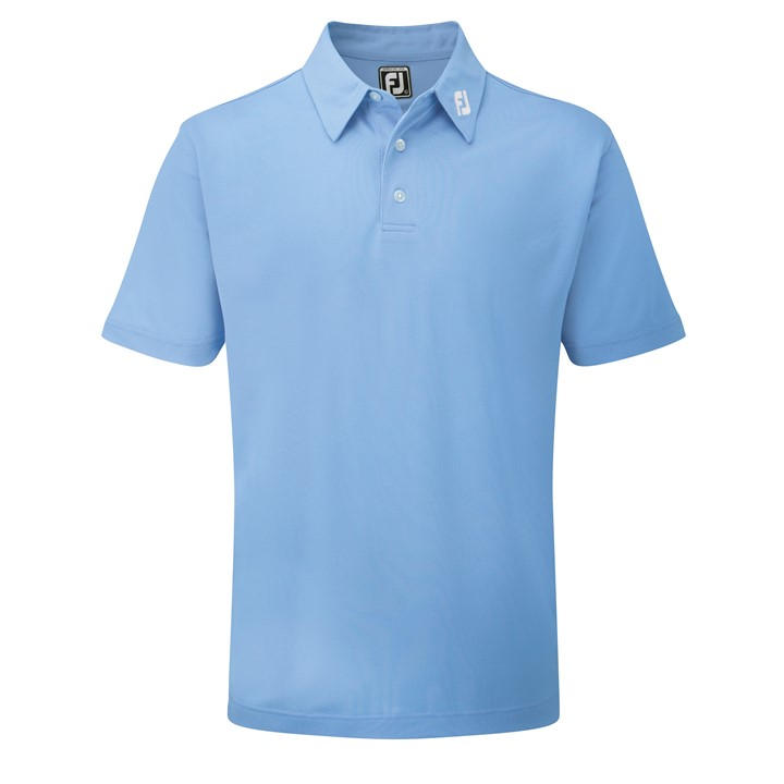 Footjoy Men's Blue Solid Polo Shirt in Size 2XL, Sports Direct