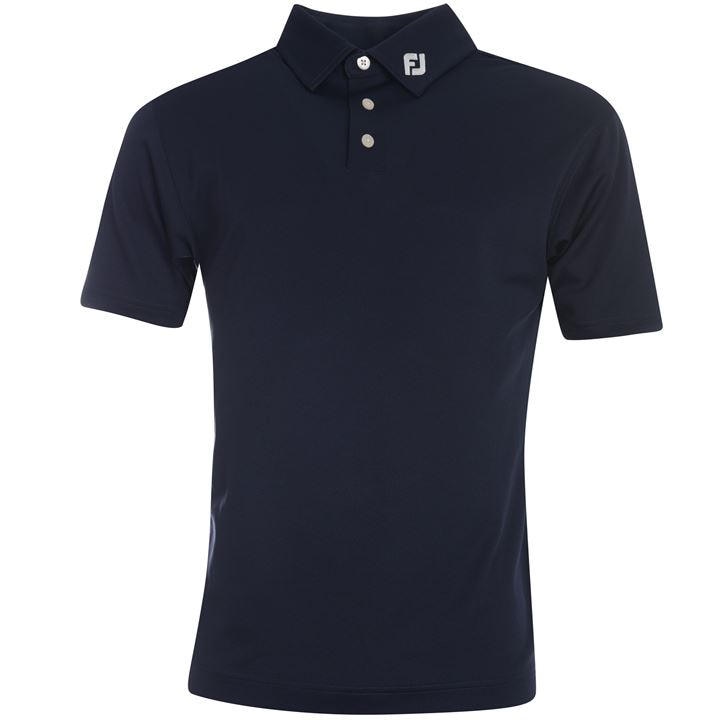 Footjoy Men's Blue Solid Polo Shirt in Size 2XL, Sports Direct