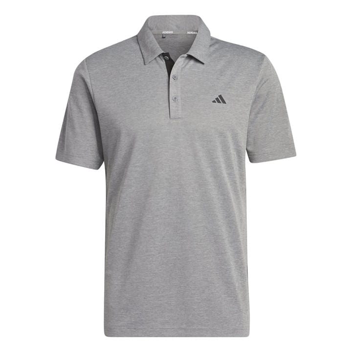 Adidas Men's Grey Heather Polo Shirt in Size M, Sports Direct