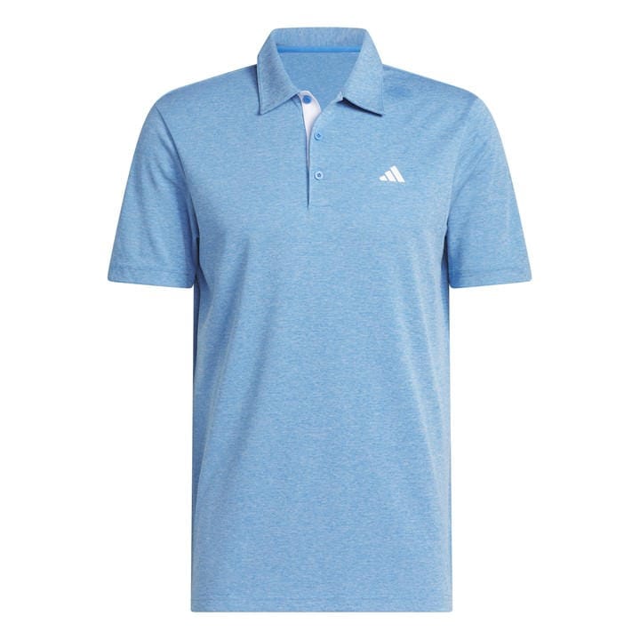 Adidas Men's Blue Heather Polo Shirt in Size M, Sports Direct