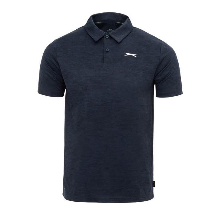 Slazenger Men's Blue Golf Solid Polo in Size XL, Sports Direct