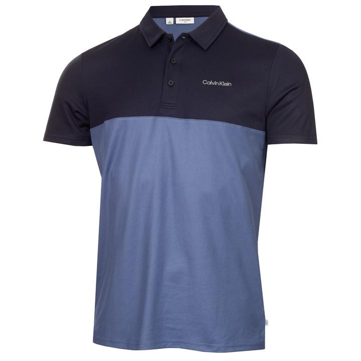 Calvin Klein Golf Men's Blue G Jc Block Polo
