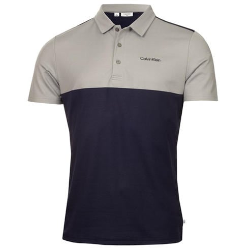Calvin Klein Golf - Men's Jc Block Short Sleeve Performance Polo Shirt