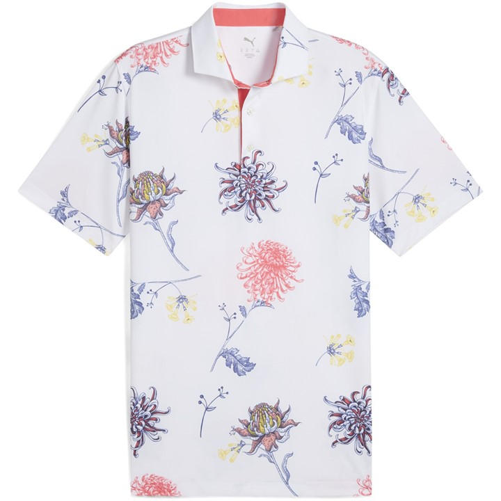 Puma Men'  Dahlia Short Sleeve Performance Polo Shirt in Size S, Sports Direct