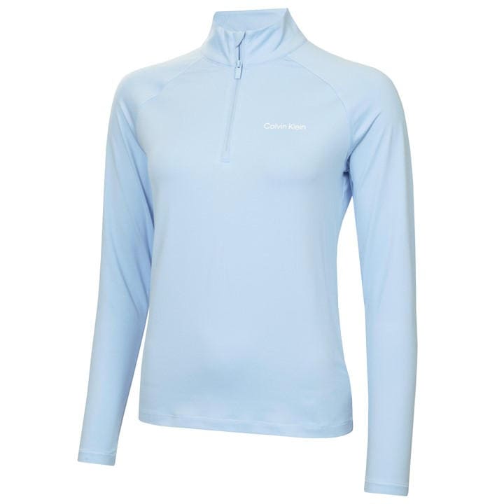 Calvin Klein Golf Women's Blue Sleeveless Performance Polo Shirt in Size 12, Sports Direct