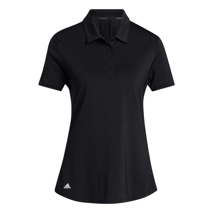 Adidas Women's Black Ultimate Solid Short Sleeve Performance Polo Shirt in Size XL, Sports Direct