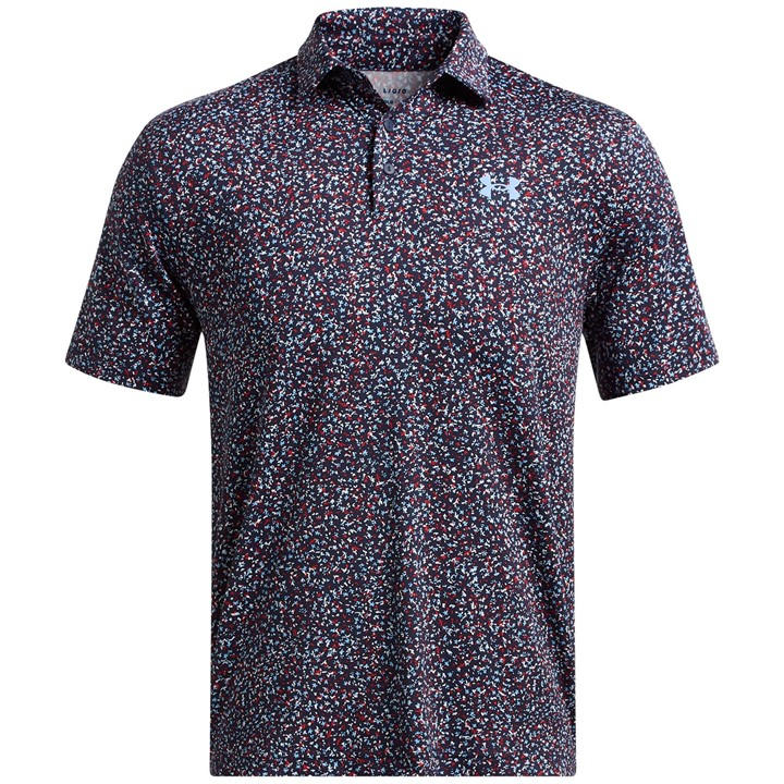 Under Armour Men' Blue Playoff Short-Sleeve Performance Polo Shirt in Size S, Sports Direct