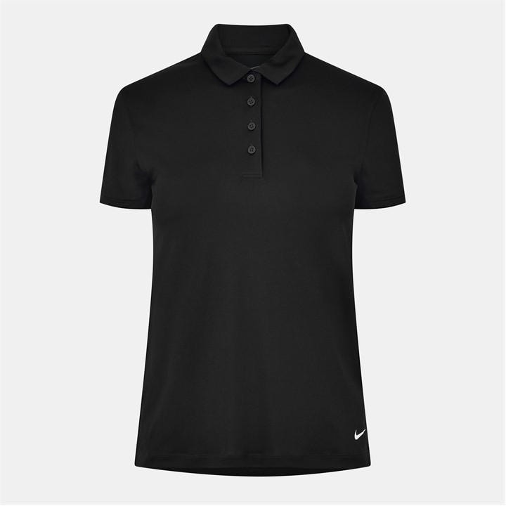 Nike Women's Black Dri-Fit Victory Golf Polo in Size 12, Sports Direct