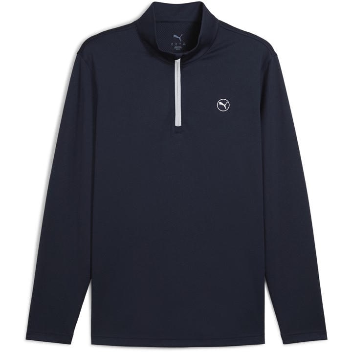 Puma Men' Blue Short-Sleeve Performance Polo Shirt in Size S, Sports Direct
