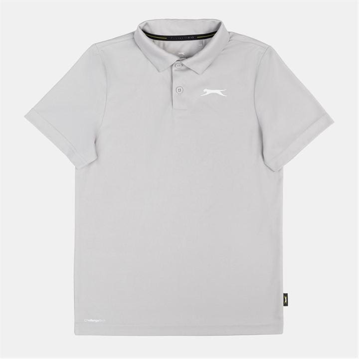 Slazenger Boys Grey Solid Golf Polo  in Size 9 - 10 Years, Sports Direct