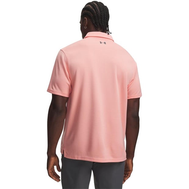 Posh Pink/ Gray - Under Armour - Tech Polo Mens