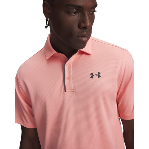 Posh Pink/ Gray - Under Armour - Tech Polo Mens
