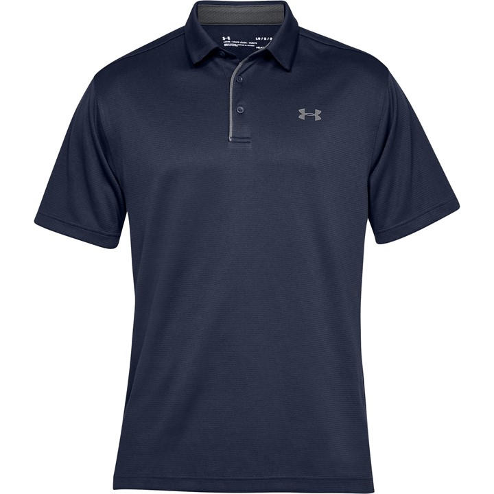 Under Armour Men's Blue Tech Polo in Size L, Sports Direct